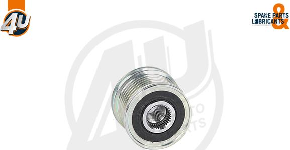 4U Autoparts 32320MI - Шкив генератора, муфта mashina-shop.ru