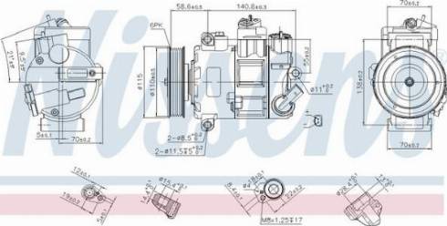 AES PSH 890633 - Компрессор кондиционера mashina-shop.ru