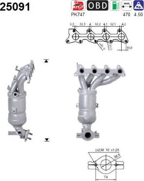 AS 25091 - Катализатор mashina-shop.ru