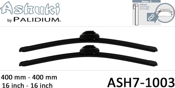 Ashuki ASH7-1003 - Щетка стеклоочистителя mashina-shop.ru