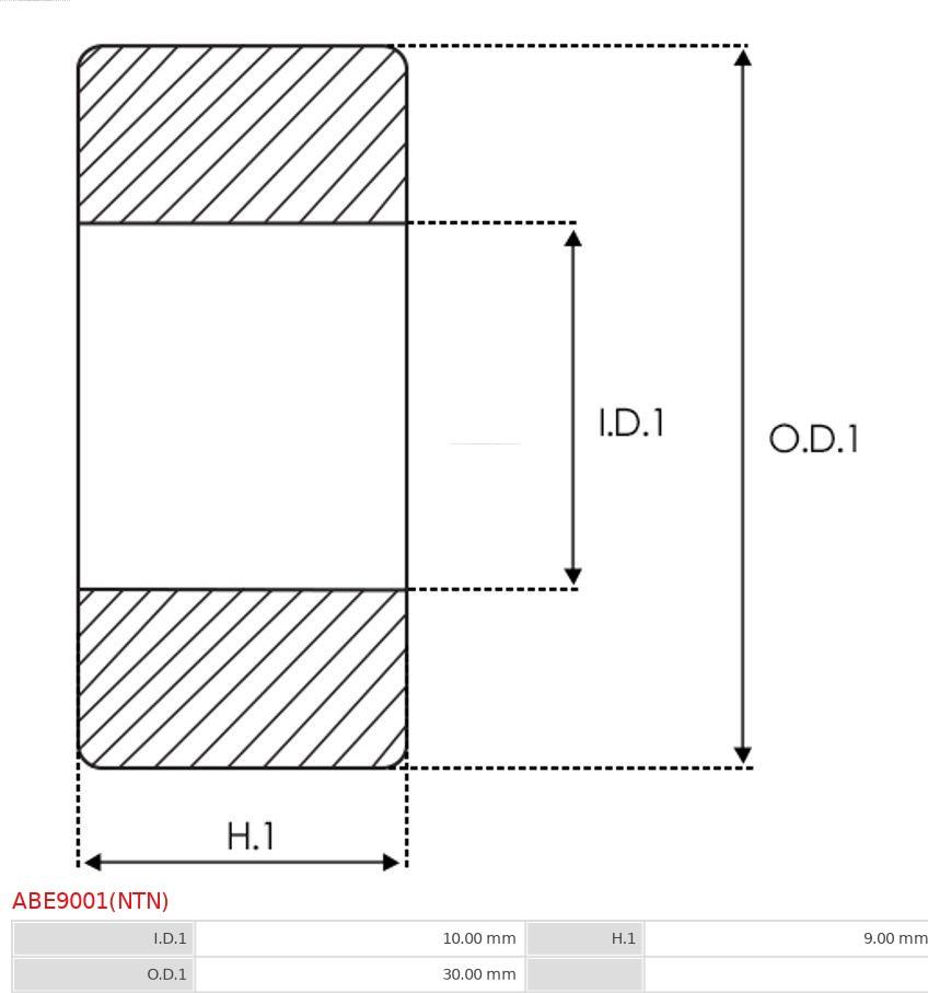 AS-PL ABE9001(NTN) - Подшипник mashina-shop.ru