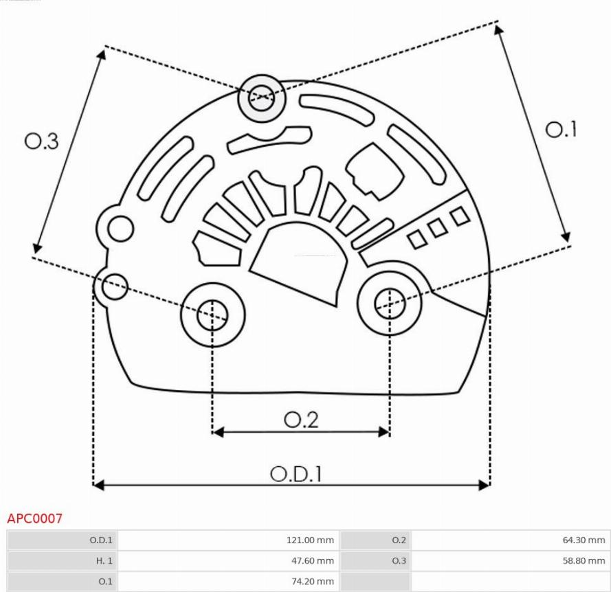 AS-PL APC0007 - Защитная крышка, генератор mashina-shop.ru