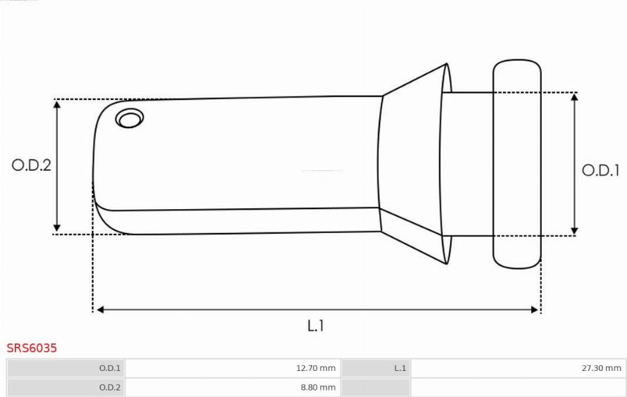 AS-PL SRS6035 - Ремкомплект, стартер mashina-shop.ru