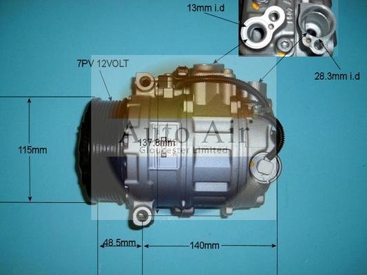 Auto Air Gloucester 14-6258R - Компрессор кондиционера mashina-shop.ru