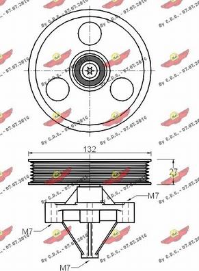 Autokit 03.80903 - Ролик, поликлиновый ремень mashina-shop.ru