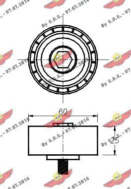 Autokit 03.80337 - Ролик, поликлиновый ремень mashina-shop.ru