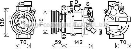 Ava Quality Cooling AIK402 - Компрессор кондиционера mashina-shop.ru