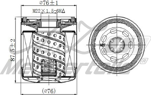 A.Z. Meisterteile AZMT-41-040-1334 - Масляный фильтр mashina-shop.ru