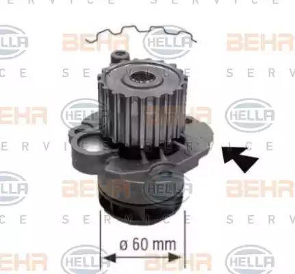 BEHR HELLA Service 8MP 376 810-094 - Водяной насос mashina-shop.ru