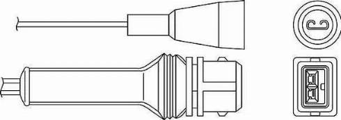 BorgWarner (BERU) OZH003 - Лямбда-зонд, датчик кислорода mashina-shop.ru