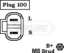 Borg & Beck BBA2278 - Генератор mashina-shop.ru