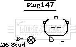 Borg & Beck BBA2891 - Генератор mashina-shop.ru