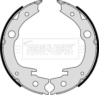 Borg & Beck BBS6342 - Комплект тормозов, ручник, парковка mashina-shop.ru