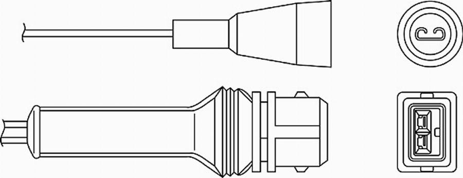 BorgWarner (BERU) 0 824 010 048 - Лямбда-зонд, датчик кислорода mashina-shop.ru