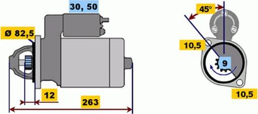 BOSCH 9 000 331 428 - Стартер mashina-shop.ru