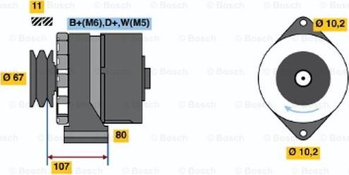 BOSCH 9 120 144 120 - Генератор mashina-shop.ru