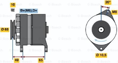 BOSCH 9 120 334 310 - Генератор mashina-shop.ru