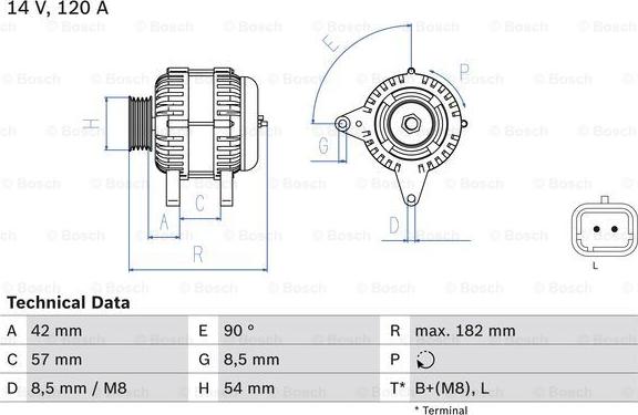 BOSCH 0 986 049 810 - Генератор mashina-shop.ru