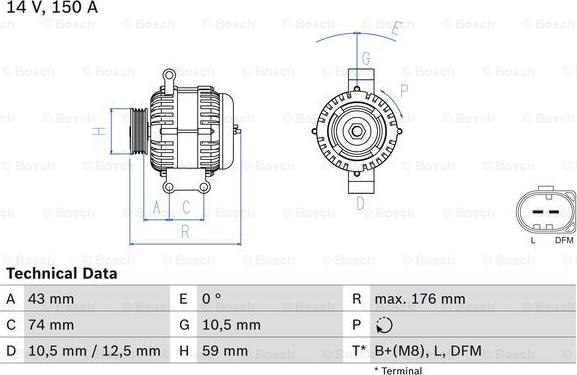 BOSCH 0 986 047 920 - Генератор mashina-shop.ru