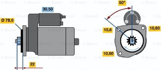 BOSCH 0 986 016 171 - Стартер mashina-shop.ru