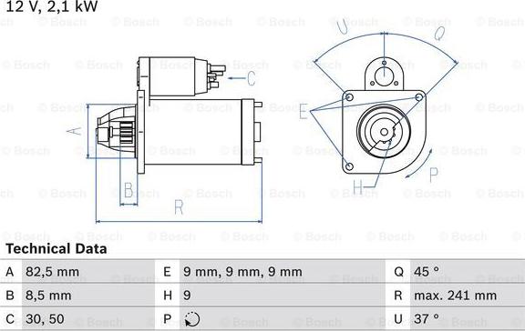 BOSCH 0 986 018 900 - Стартер mashina-shop.ru