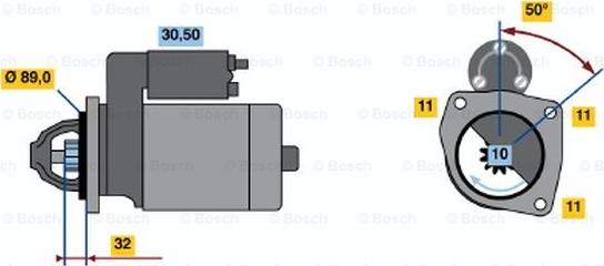 BOSCH 0 986 018 240 - Стартер mashina-shop.ru