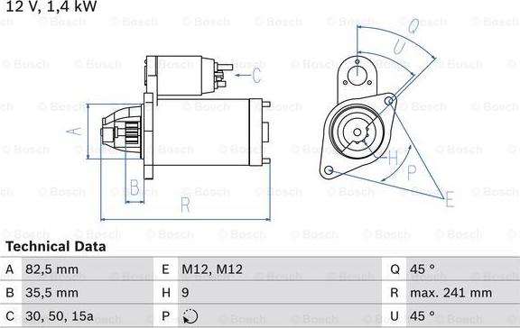 BOSCH 0 986 013 600 - Стартер mashina-shop.ru