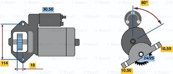 BOSCH 0 986 012 921 - Стартер mashina-shop.ru