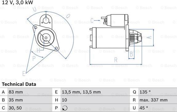 BOSCH 0 986 012 420 - Стартер mashina-shop.ru