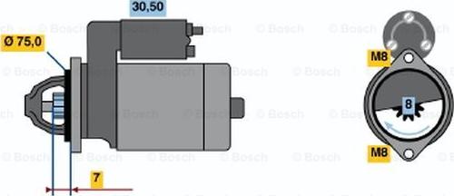 BOSCH 0 986 017 571 - Стартер mashina-shop.ru