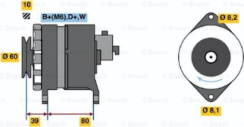 BOSCH 0 986 034 450 - Генератор mashina-shop.ru