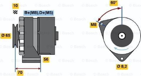 BOSCH 0 986 034 130 - Генератор mashina-shop.ru