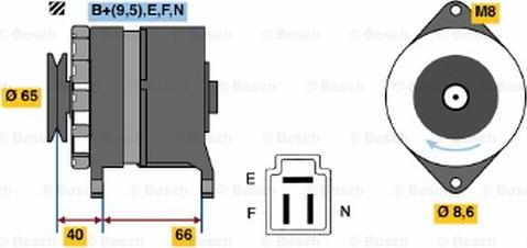 BOSCH 0 986 035 491 - Генератор mashina-shop.ru