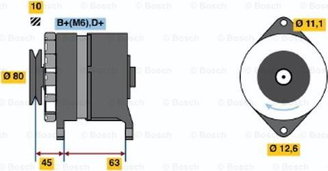 BOSCH 0 986 030 980 - Генератор mashina-shop.ru