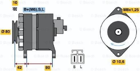 BOSCH 0 986 038 930 - Генератор mashina-shop.ru