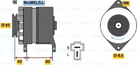 BOSCH 0 986 033 471 - Генератор mashina-shop.ru