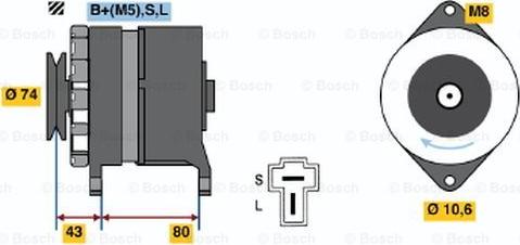 BOSCH 0 986 032 651 - Генератор mashina-shop.ru