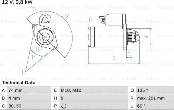 BOSCH 0 986 029 200 - Стартер mashina-shop.ru