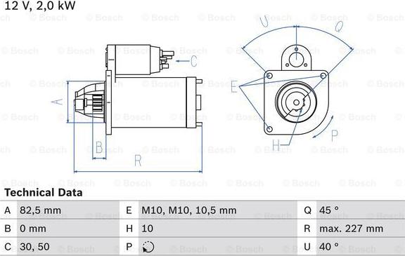 BOSCH 0 986 024 680 - Стартер mashina-shop.ru