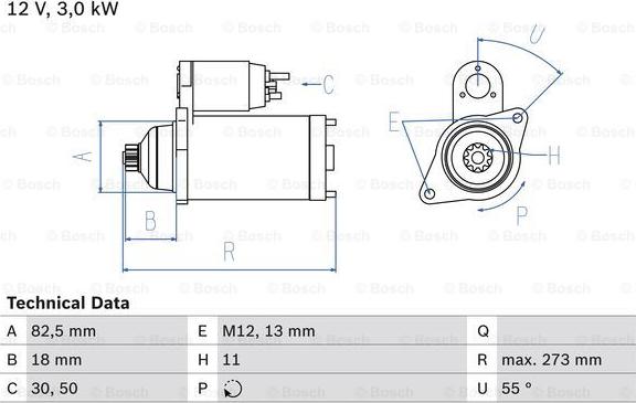 BOSCH 0 986 024 320 - Стартер mashina-shop.ru