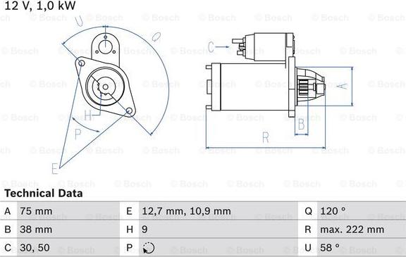 BOSCH 0 986 024 290 - Стартер mashina-shop.ru