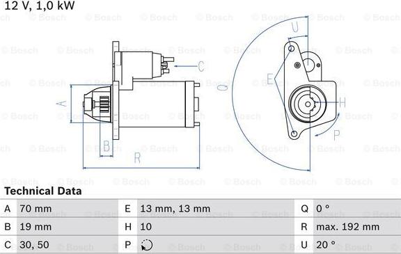 BOSCH 0 986 025 690 - Стартер mashina-shop.ru