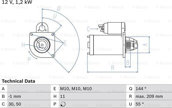 BOSCH 0 986 021 671 - Стартер mashina-shop.ru