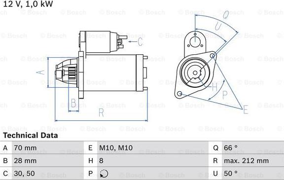 BOSCH 0 986 023 230 - Стартер mashina-shop.ru