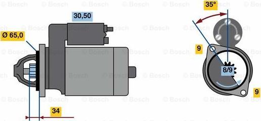 BOSCH 0 986 023 790 - Стартер mashina-shop.ru