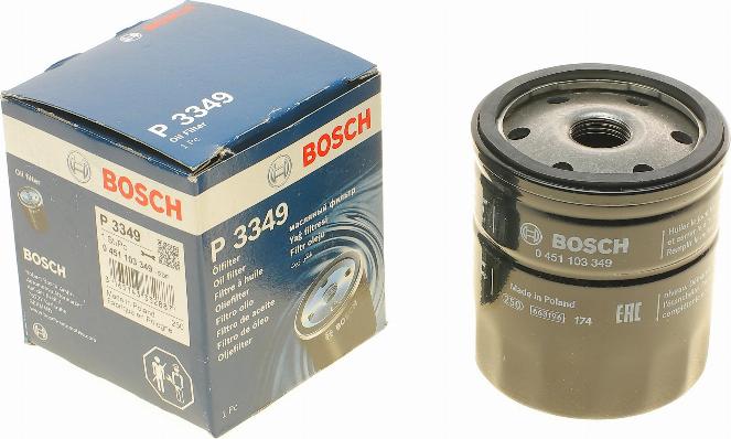 BOSCH 0 451 103 349 - Масляный фильтр mashina-shop.ru