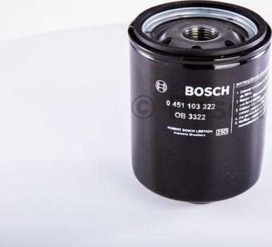 BOSCH 0 451 103 322 - Масляный фильтр mashina-shop.ru