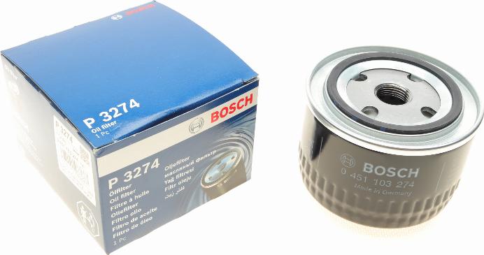 BOSCH 0 451 103 274 - Масляный фильтр mashina-shop.ru