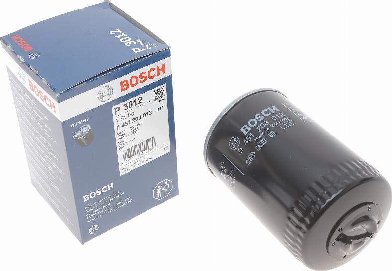 BOSCH 0 451 203 012 - Масляный фильтр mashina-shop.ru