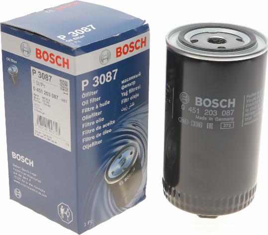 BOSCH 0 451 203 087 - Масляный фильтр mashina-shop.ru